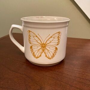 Boston Warehouse Oversized Butterfly Coffee/Soup/Latte Mug 20 Oz